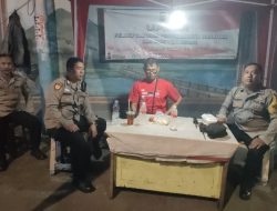 Bhabinkamtibmas Gondangdia Bersama Personil Lainnya Pemantauan Kejahatan Malam Hari Di Perbatasan Kwitang – Kalipasir