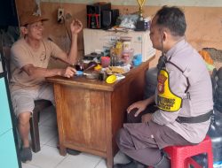 Bhabinkamtibmas Kelurahan Utan Panjang Melaksanakan Kegiatan Patroli dan Sambang Dialogis