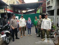 Bhabinkamtibmas Kelurahan Galur Bersama Tiga Pilar, Monitoring Kegiatan Reses Anggota DPRD Komisi A DKI Jakarta