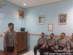Kanit Binmas Memberikan Arahan dan Bimbingan Siswa Latja Diktukba Polri SPN Polda Metro Jaya T. A. 2024. Fungsi Teknis Binmas