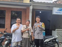 Bhabinkamtibmas Kartini Berikan Himbauan Di Rumah Rumah Warga