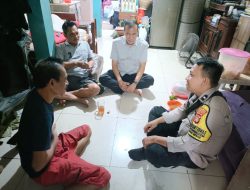 Bhabinkamtibmas Gunung Sahari Utara Sampaikan Himbauan Kamtibmas ke Warga RW 02