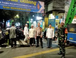 Bhabinkamtibmas Kelurahan Utan Panjang Melaksanakan pengamanan kegiatan Maulid Nabi Muhammad SAW 1446