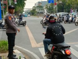 Pengaturan Lalu Lintas Pagi Hari Di Sepanjang Jl Gunung Sahari Raya Sawah Besar