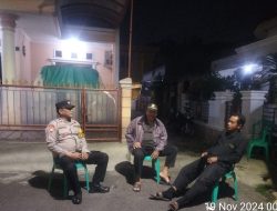 Bhabinkamtibmas Johar Baru Sambang Poskamling, Wujudkan Lingkungan Aman Tanpa Tawuran