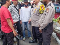 Bhabinkamtibmas Kampung Bali Melakukan Pembelajaran Kepada Siswa Latja Sambang Warga RW 06