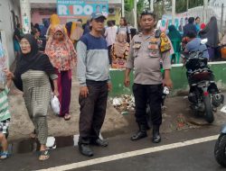 Bhabinkamtibmas Pegangsaan Pemantauan Giat Kampaye Dari TIM Kampanye RIDO