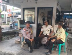Patroli Dialogis Bhabinkamtibmas Johar Baru Berikan Imbauan Kamtibmas Security Gedung UKM Ikan Hias