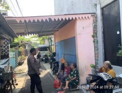 Bhabinkamtibmas Kelurahan Kemayoran Melaksanakan Kegiatan Patroli dan Sambang Dialogis