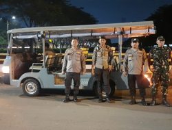 Patroli Tiga Pilar Menteng Hadir Untuk Antisipasi Kejahatan Malam Hari Perbatasan Menteng Tenggulun