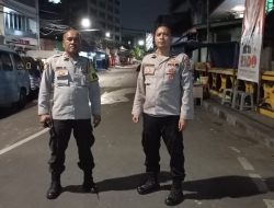 Patroli Dini Hari, Samapta Polsek Senen Antisipasi Tawuran Dan Gangguan Kamtibmas