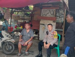 Bhabinkamtibmas Kelurahan Kebon Kosong Melaksanakan Kegiatan Patroli dan Sambang Dialogis