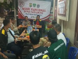 Polsek Metro Gambir Perkuat Sinergi dengan Warga RW 08 untuk Antisipasi Tawuran