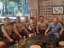 Unit Samapta Polsek Sawah Besar Gelar Patroli Dialogis di Pasar Baru