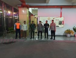 Patroli Tiga Pilar Menteng Kontrol Kantor Bawaslu RI Dan Berikan Himbauan Kamtibmas