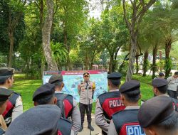 Polsek Sawah Besar Gelar Apel Pengamanan Kampanye Terbuka Paslon Cagub-Cawagub DKI Jakarta