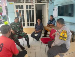 Bhabinkamtibmas Dan Babinsa Senen Pengecekan TPS di RW 05