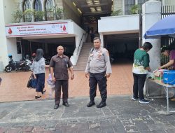 Pengamanan Missa Minggu Di GKI Sawah Besar Jakarta Pusat