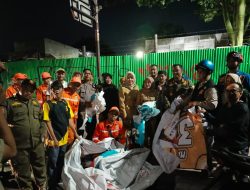 Memasuki Masa Tenang, Tiga Pilar Kecamatan Kemayoran Lakukan Penurunan Alat Peraga Kampanye