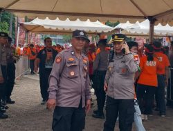 Wakapolsek Menteng Berikan Pengamanan dan Pelayanan Giat Kampanye GBK Tanah Abang