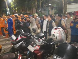 Apel Gelar Pasukan Penurunan Alat Peraga Kampanye Pilkada Kantor Kecamatan Menteng