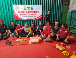 Ngopi Kamtibmas Bersama Bhabinkamtibmas Kel. Jatinegara bahas kemanan tawuran dan Pilkada 2024