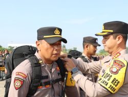 Apel Pergeseran Pasukan Pam TPS Wilayah Hukum Polres Metro Depok Siap Amankan Pemungutan Suara di Kota Depok Dan Kabupaten Bogor