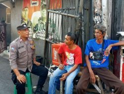 Sambang Wilayah Bhabinkamtibmas Kelurahan Galur Dengan Tokoh Masyarakat RW 03