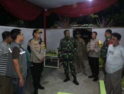 Kontrol TPS, Kapolsek Kemayoran  Jaga Keamanan Pilkada Serentak 2024