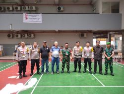 Personil Polsek Senen Dan BKO Polres Metro Jakarta Pusat Laksanakan Pengamanan TPS Pilkada Kecamatan Senen