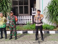 Kapolsek Johar Baru Pimpin Apel Konsolidasi Tiga Pilar, Pasca Pengamanan TPS Pilkada di Johar Baru