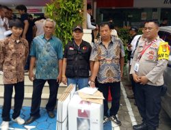 Unit Samapta Polsek Sawah Besar Lakukan Pengawalan Kotak Suara