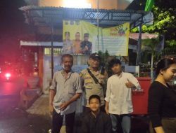 Personil Polsek Metro Menteng Pemantauan Perbatasan Menteng Tenggulun Pasca Pilkada DKI Jakarta