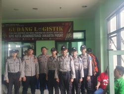 Kasubnit Patroli Menteng Pengamanan Gudang Logistik Menteng Di Kantor PPK Kecamatan Menteng