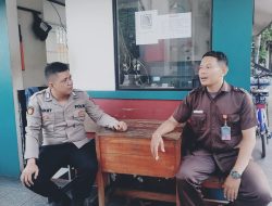 Kegiatan Patroli Dialogis Unit Samapta Di Komplek Pasar Baru