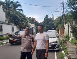 Personil Patmor Menteng Patroli Himbauan Kamtibmas Pasca Pilkada DKI Jakarta