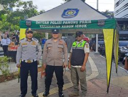 Kapolsubsektor Sarinah Pemantauan Dan Himbauan Giat Car Free Day Di Perempatan Sarinah