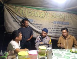 Patroli malam Bhabinkamtibmas Mangga Dua Selatan Sambangi Pusat  Kuliner