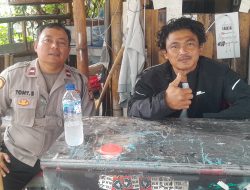 Panit Samapta Sawah Besar lakukan Patroli Dialogis Di Komplek Pertokoan