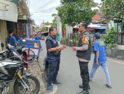 Bhabinkamtibmas Kelurahan Kampung Rawa Bersama LMK, Melaksanakan Patroli dan Pemantauan Kewilayahan Pasca Pilkada