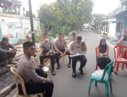 Bhabinkamtibmas Kelurahan Kemayoran Melakukan Monitoring Kegiatan Posyandu Balita Dan Lansia