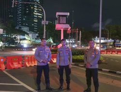 Polsek Metro Gambir Gelar Patroli Antisipasi Balap Liar dan Penutupan Jalur