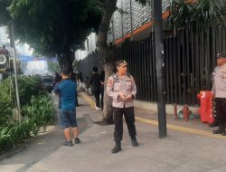 Pengamanan Titik Kumpul Massa Unjuk Rasa Di Kantor Bawaslu RI Jalan Mh Thamrin