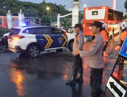 Polsek Metro Gambir Gelar Patroli dan Pengamanan di Kawasan Monas