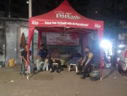 Bhabinkamtibmas Pegangsaan Pemantauan Perbatasan Kwitang Kalipasir Antisipasi Kerawanan Malam Hari