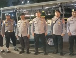 Patroli Tiga Pilar Menteng Pemantauan Jembatan Menteng Tenggulun Antisipasi Kejahatan Malam Hari