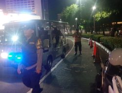 Himbauan Kamtibmas Di Bundaran HI Oleh Patroli Tiga Pilar Menteng