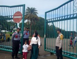 Polsek Metro Gambir Laksanakan Patroli Wilayah di Gerbang Barat Daya Monas