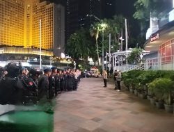 Kapolres Metro Jakarta Pusat Pimpin Apel Antisipasi Massa The Jakmania Di Bundaran HI