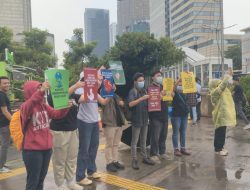 Wakapolsek Metro Menteng Pimpin Pengamanan Aksi Damai Di Simpang Sarinah